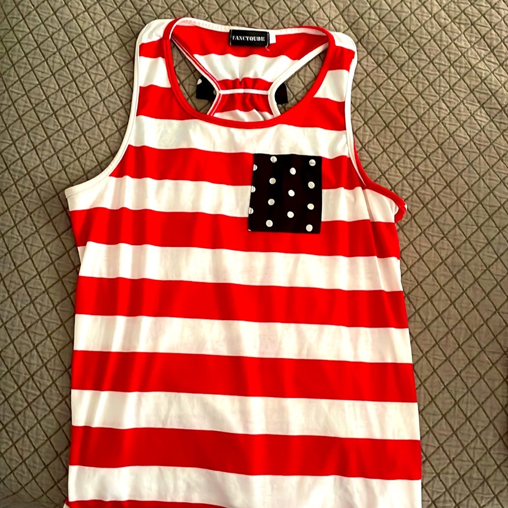 Fourth of July cute tank top never worn